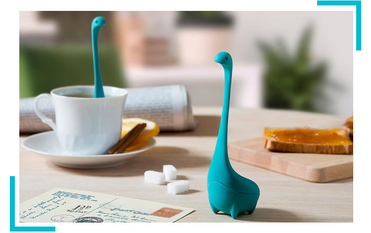 硅膠制品中的新寵尼斯湖水怪茶漏泡茶器