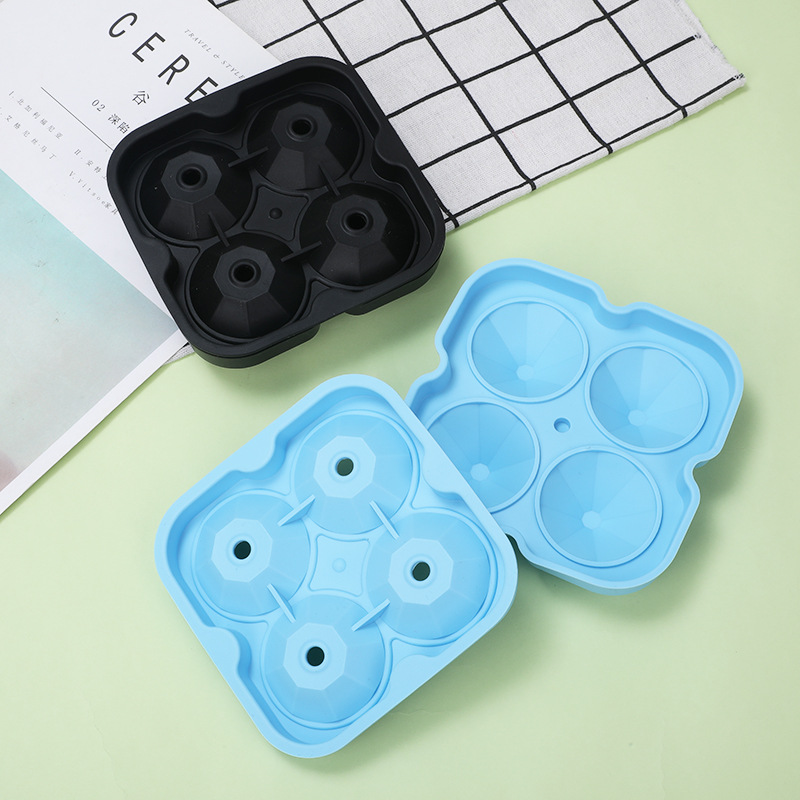 創新鉆石硅膠冰格家用自制冰塊模具鉆石冰格新款冰格