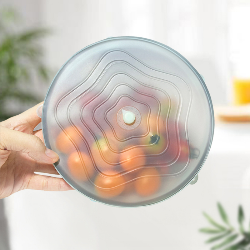 使用新款硅膠保鮮蓋節約環保新生活