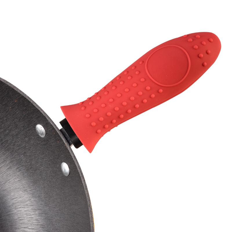 新款硅膠鍋把套 凸點造型防滑隔熱鍋柄套 硅膠產品絲印開模定制