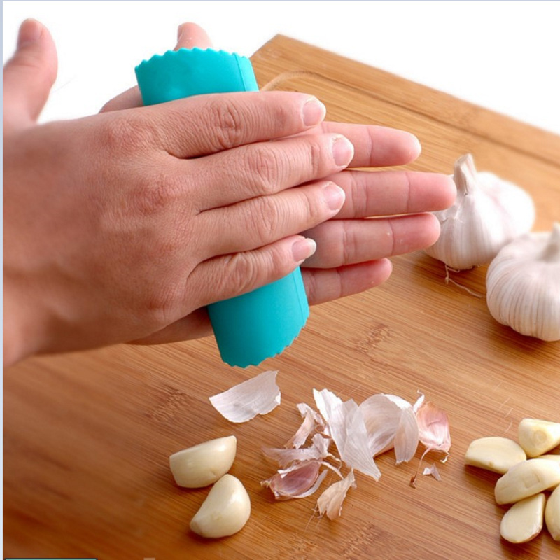 手動剝蒜器壓蒜器家用廚房硅膠剝蒜工具捻蒜盒搗蒜器剝蒜頭去皮器