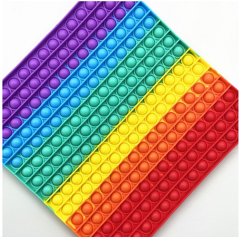 跨境特大號30cm大尺寸彩虹夜光迷彩滅鼠先鋒 pop兒童智力玩具